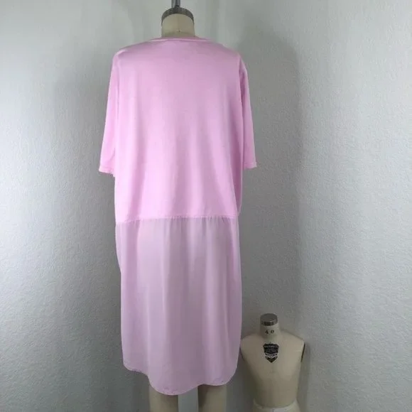 COS Oversized Sweater Dress Pockets with Silk Skirt - Picture 6 of 7